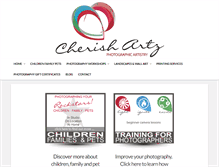 Tablet Screenshot of cherishartz.com